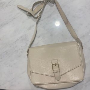 Cream handbag